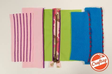 Looking for more creative serging ideas?  Join my on Craftsy with 50% OFF today!