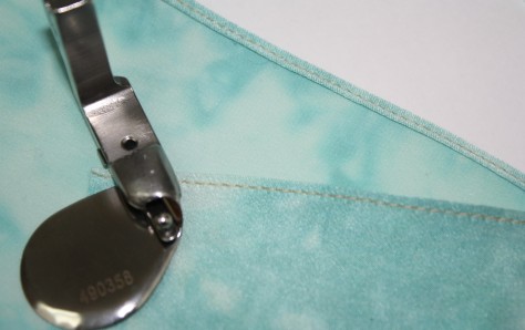 How to sew a double fold narrow hem DIY18